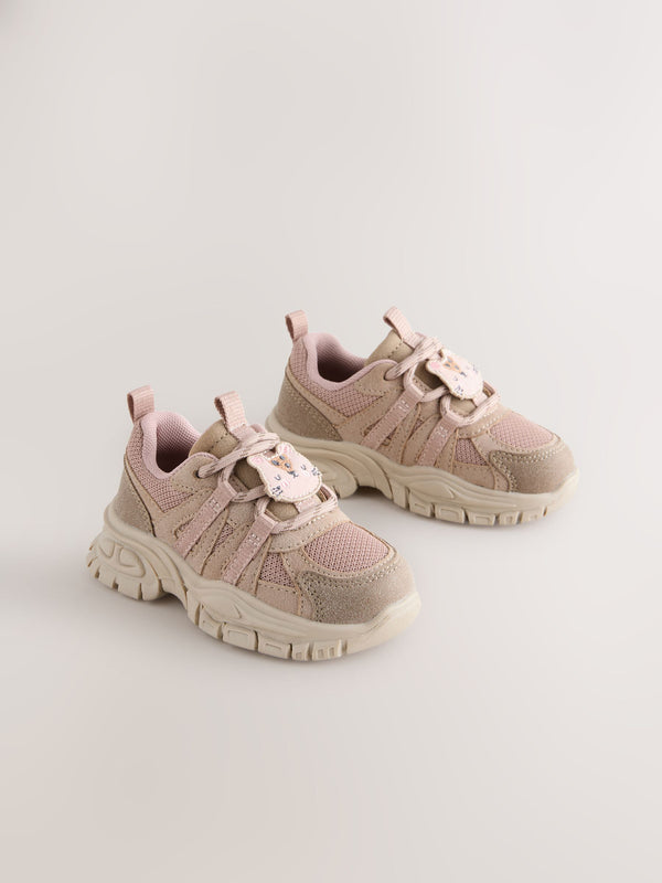 Mocha Brown Bear Chunky Trainers