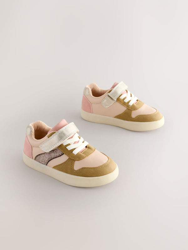 Neutral Touch Fastening Lace Elastic Trainers