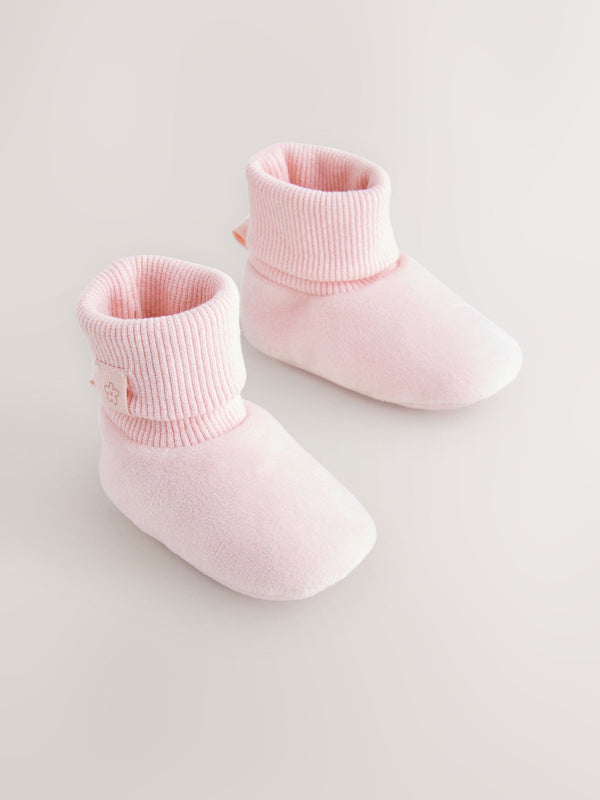 Pink Baby Bootie Shoes (0-18mths)