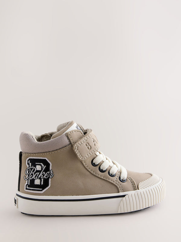 Baker by Ted Baker Boys Lace-Up Varsity High Top Trainers