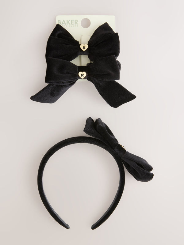 Baker by Ted Baker Girls Back to School Three Piece Multipack Headband
