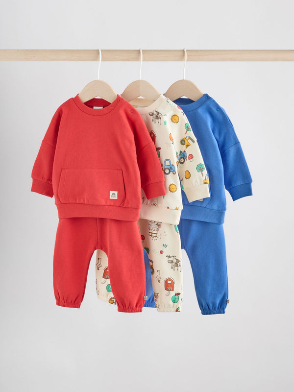 Bright Farm Baby Sweatshirt and Joggers Set 6 Piece (0mths-3yrs)