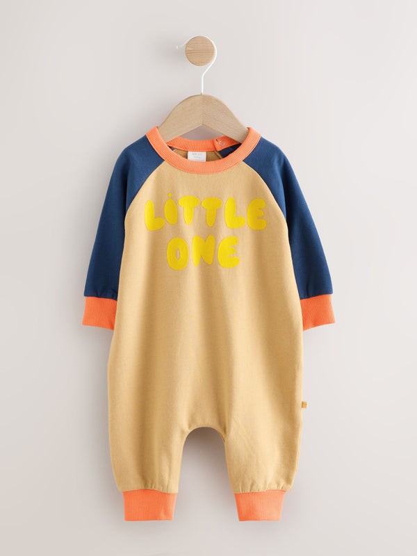 Multi Colourblock Baby Sweat Romper (0mths-3yrs)