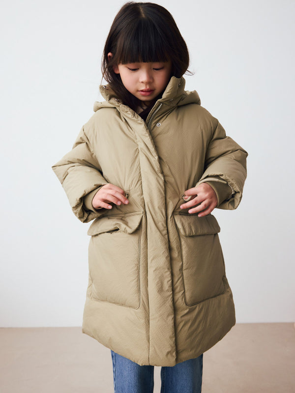 Sage Green Shower Resistant Utility Padded Coat (3-16yrs)