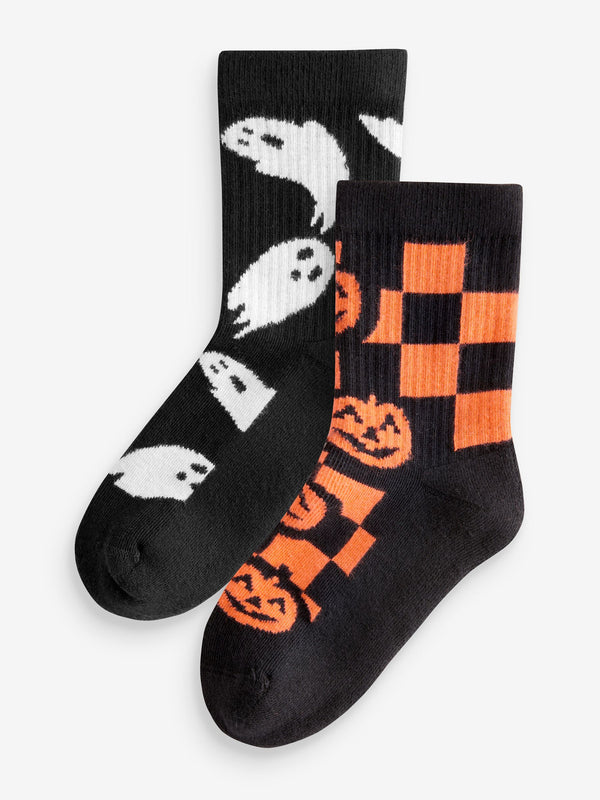 Halloween Cotton Rich Socks 2 Pack