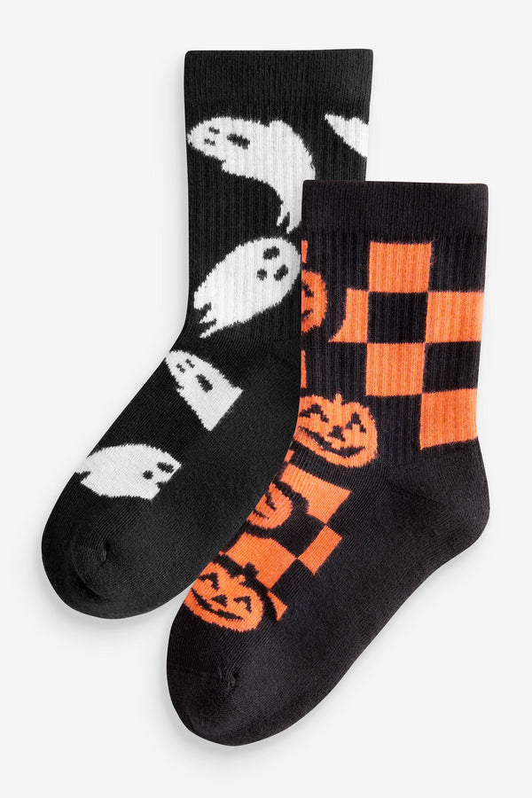 Halloween Cotton Rich Socks 2 Pack