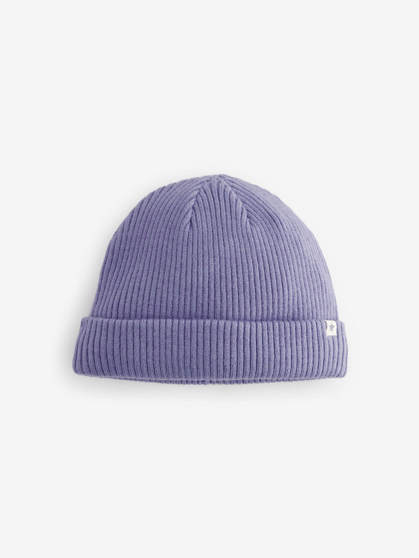 Purple Baby Beanie Hat (0mths-2yrs)