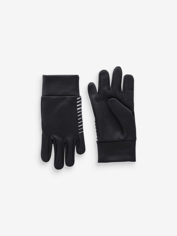 Black Stripe Sporty Gloves (3-16yrs)