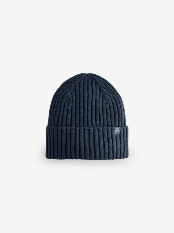 Navy Blue Knitted Beanie Hat (1-16yrs)