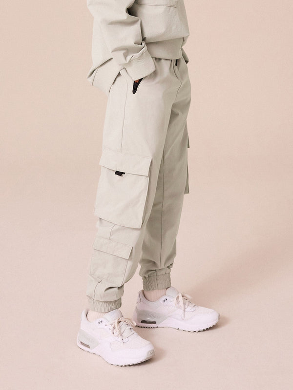 Light Grey Cargo Premium Putty Trousers (3-16yrs)