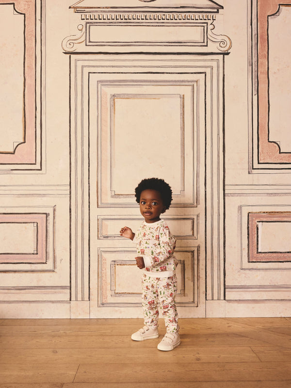 Cath Kidston Ecru Cowboy Baby Sweatshirt and Joggers Set