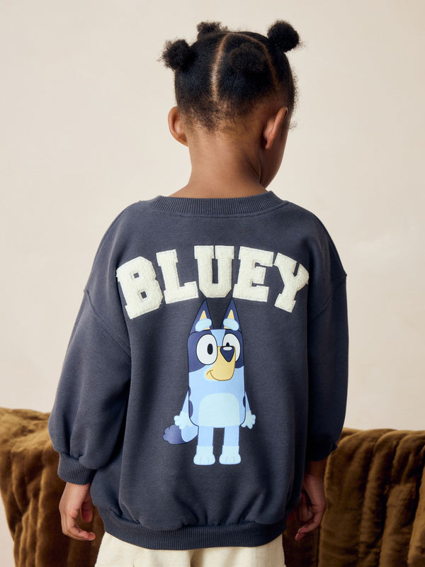 Navy Blue Bluey Sweatshirt (12mths-7yrs)