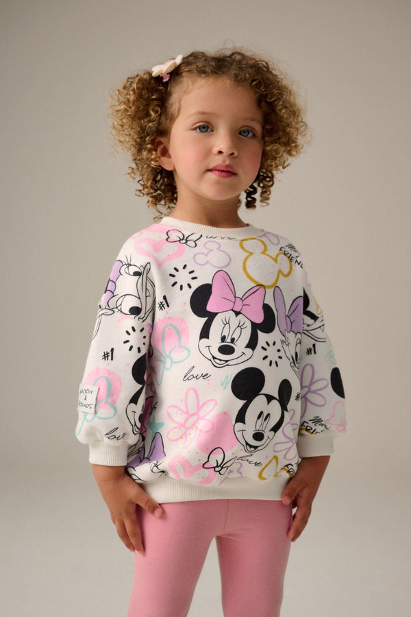 Pink Mickey and Friends Sweatshirt and Leggings Set (3mths-7yrs)