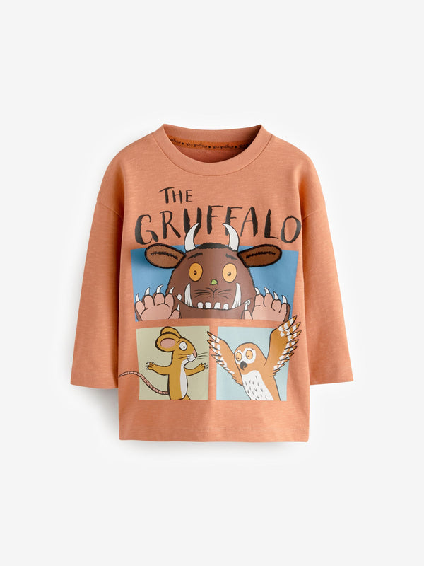 Brown Gruffalo 100% Cotton Long Sleeves T-Shirt (6mths-8yrs)
