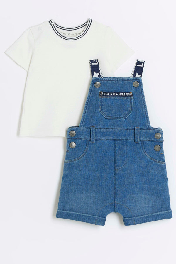 River Island Baby Boys Dungarees Set