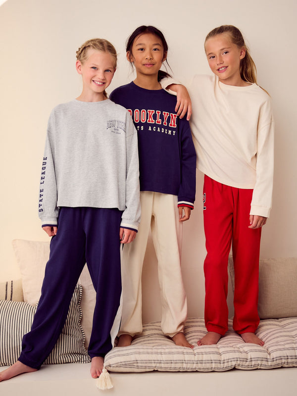 Red/Blue Jogger Pyjamas 3 Pack (3-16yrs)