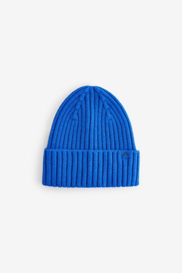 Cobalt Blue Knitted Beanie Hat (1-16yrs)