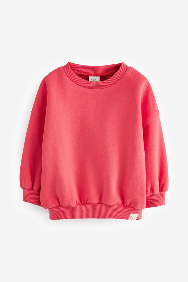 Coral Pink Sweatshirt (3mths-7yrs)