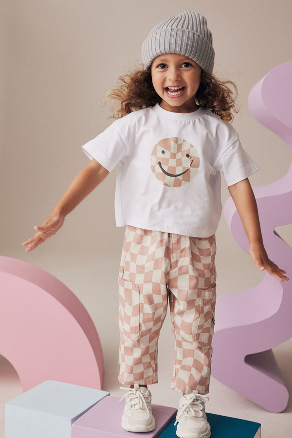 Pink T-Shirt And Trouser set (3mths-7yrs)