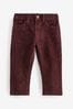 Burgundy Red Corduroy Trousers (3mths-7yrs)