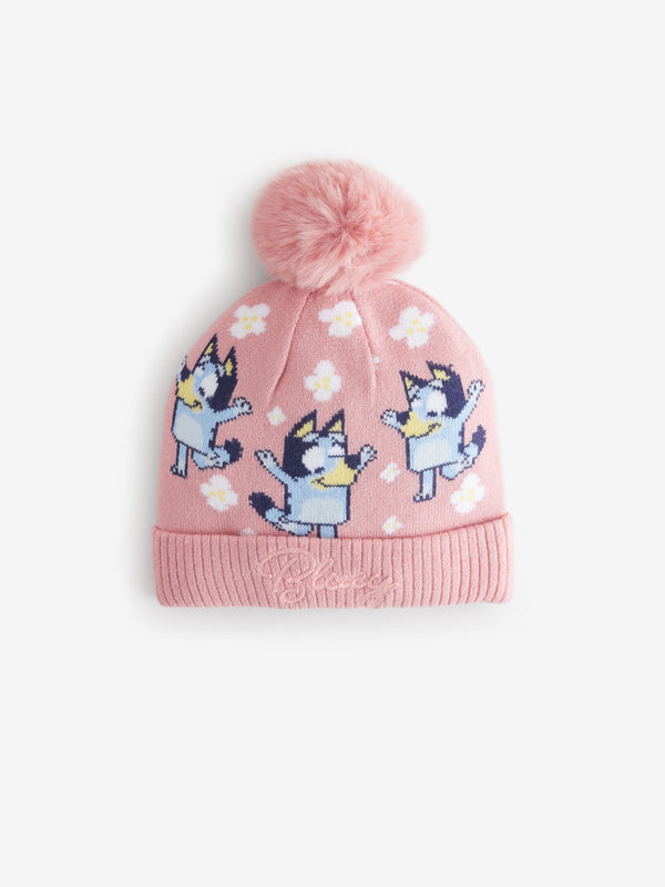 Pink Bluey Beanie Hat (1-10yrs)