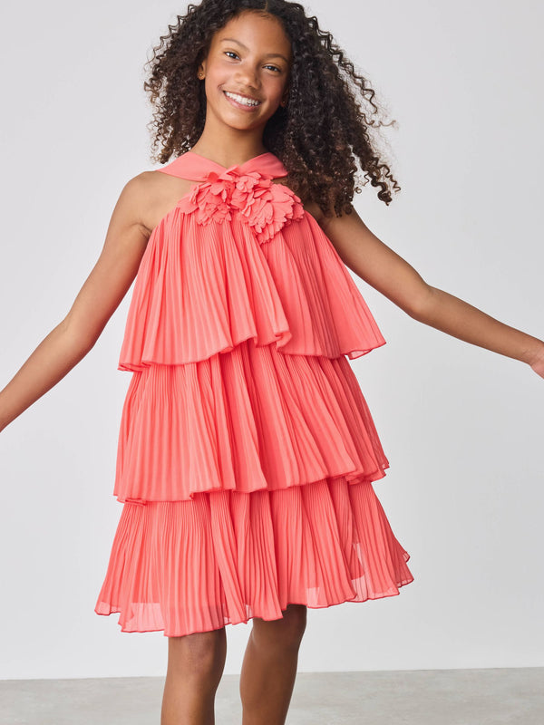 Baker by Ted Baker Corsage Halter Tier Dress