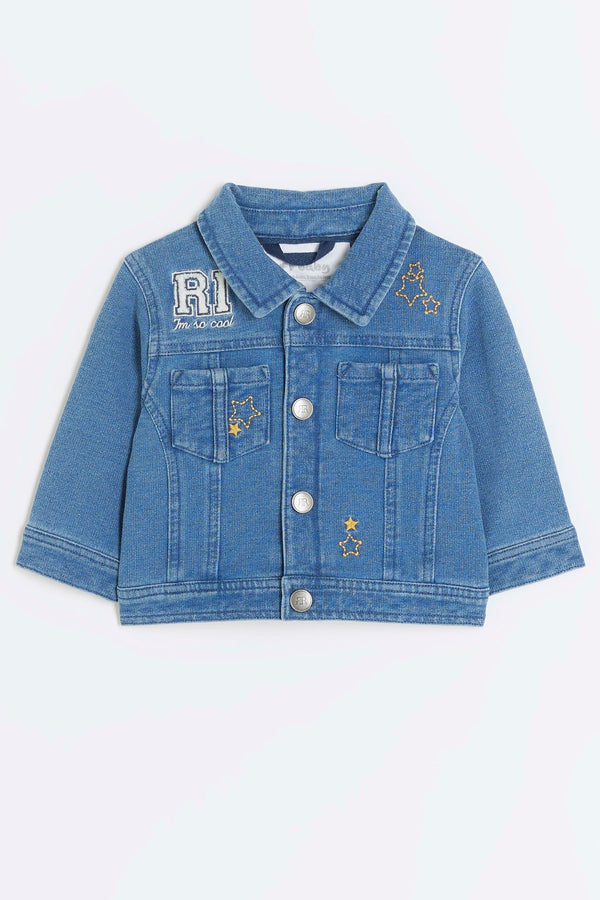 River Island Baby Boys Denim 100% Cotton Jacket