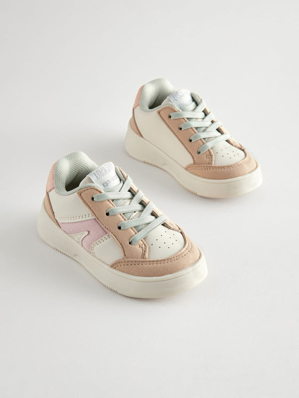 Multi Chunky Elastic Lace-Up Trainers