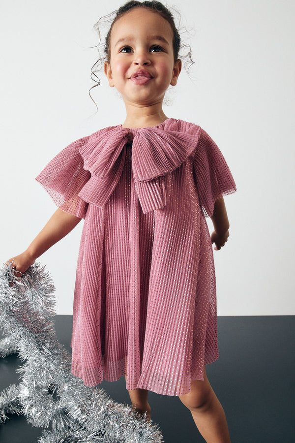 Pink Sparkle Mesh Dress (3mths-7yrs)