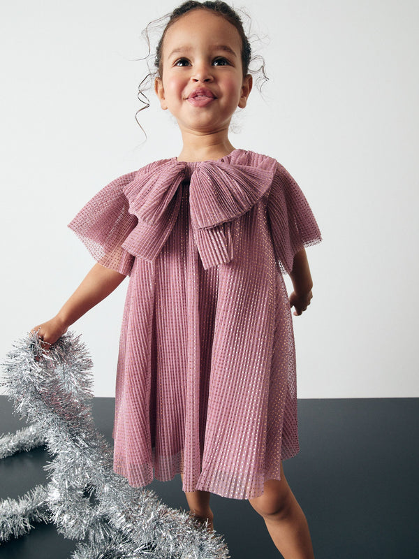 Pink Sparkle Mesh Dress (3mths-7yrs)