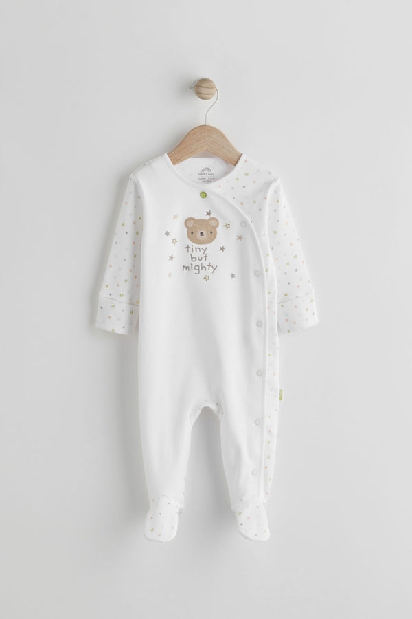 White Tiny But Mighty Charity Sleepsuit for Anthony Nolan(immediate)