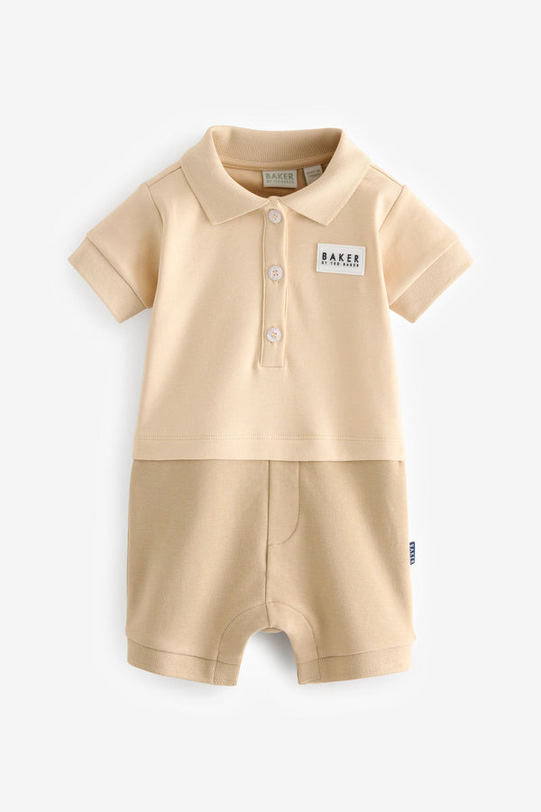 Neutral Baker by Ted Baker Polo Romper