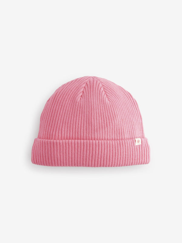 Hot Pink Baby Beanie Hat (0mths-2yrs)