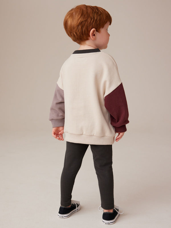 Stone Fox Colourblock Sweatshirt and Leggings Set (3mths-7yrs)