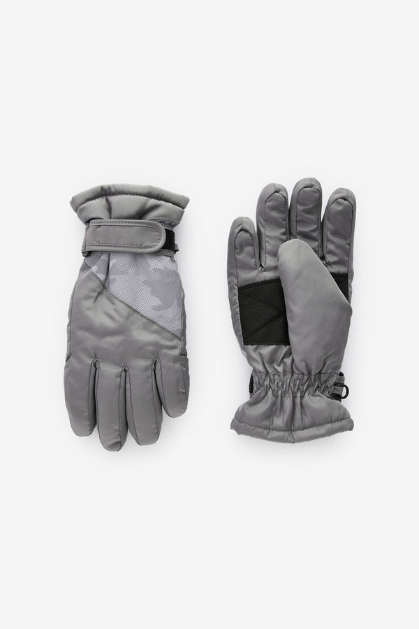 Grey Ski Gloves (3-16yrs)