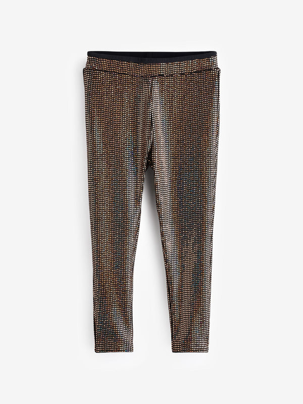 Bronze Sequin Leggings (3-16yrs)