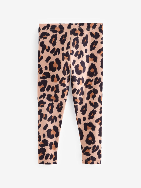 Neutral Animal Print Leggings (3-16yrs)
