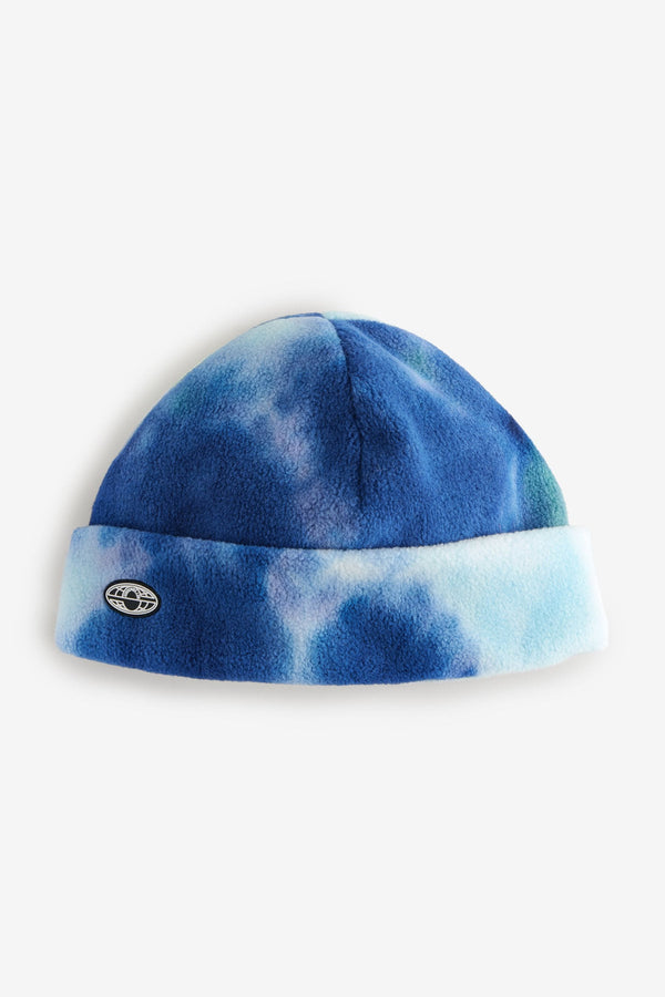 Tie Dye Fleece Beanie Hat (1-16yrs)