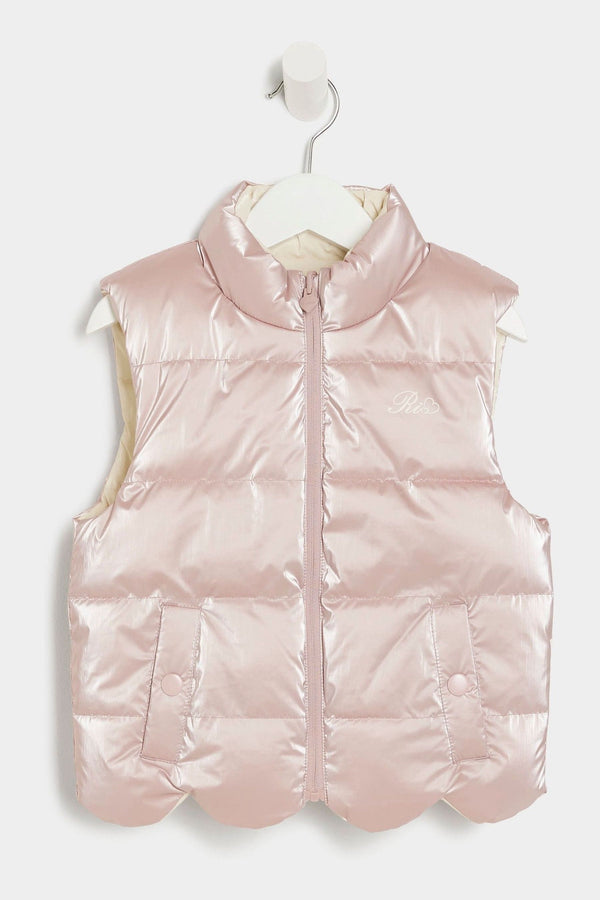 River Island Girls Reversible Gilet