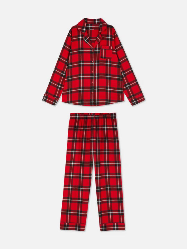 Red check Christmas pyjama