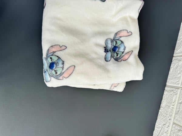 Disney stitch fleece blanket