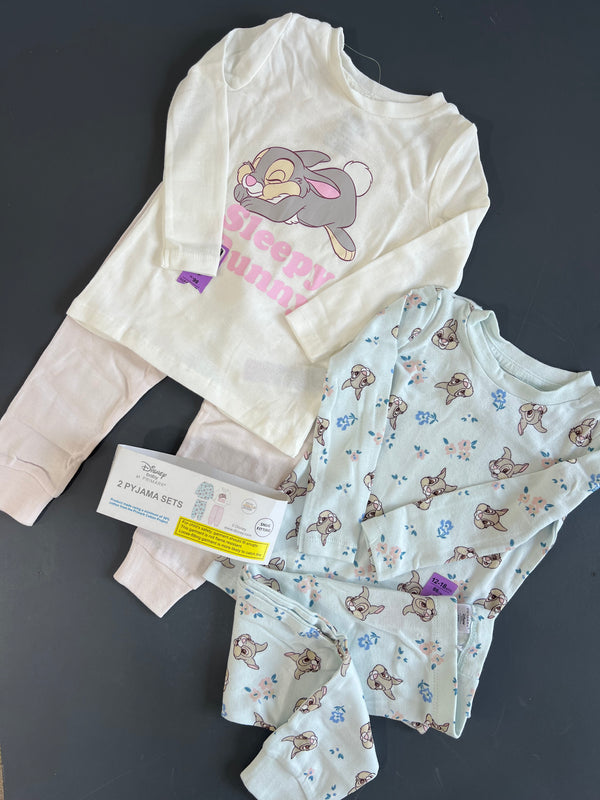Primark 2 pk cotton Thumber pyjamas