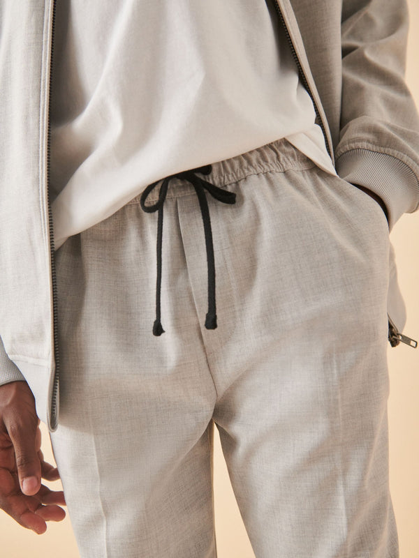 Grey Pull On Waist Suit: Trousers (3-16yrs)