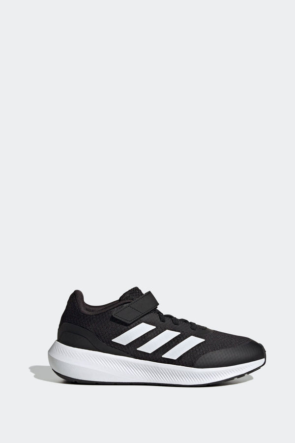 Black/White adidas Sportswear Runfalcon 3.0 Elastic Lace Top Strap Trainers