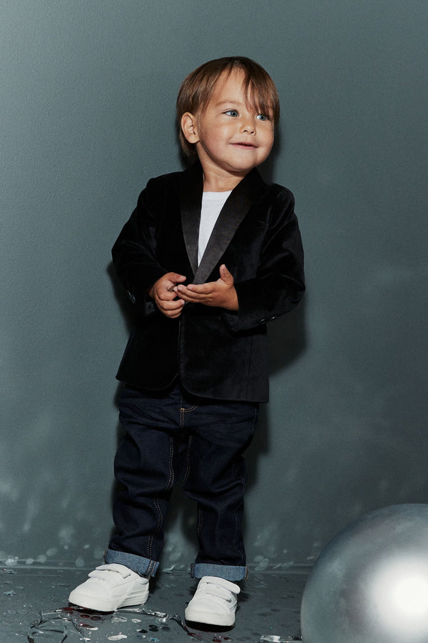 Black Velvet Blazer (3mths-9yrs)