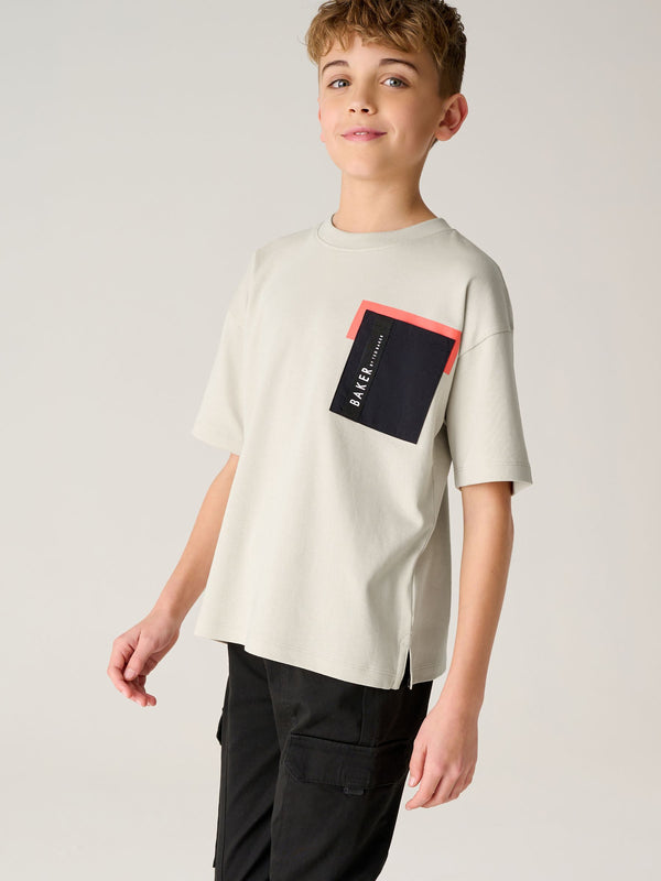 Baker by Ted Baker 100% Cotton Pocket T-Shirt