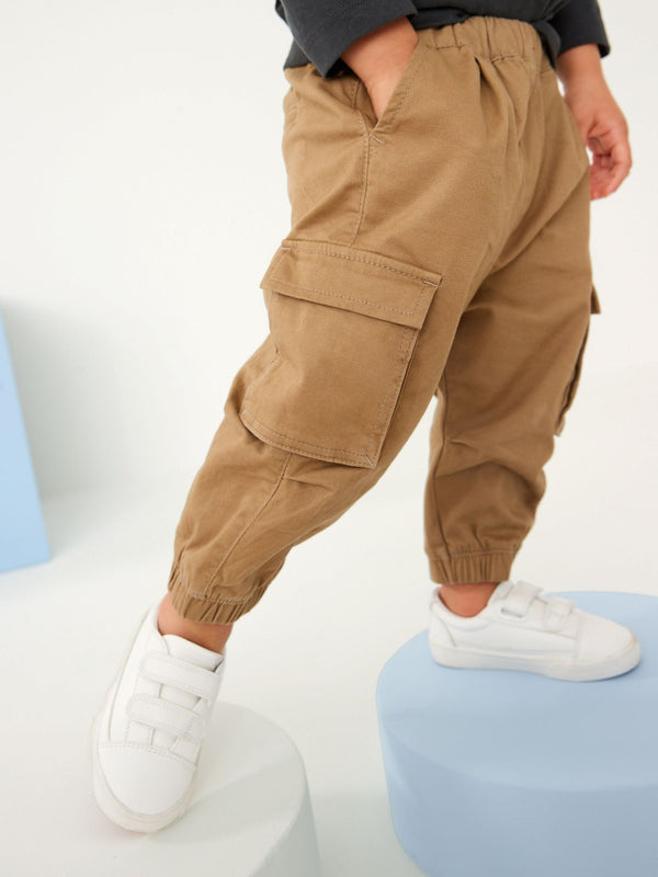 Tan Brown Cargo Trousers (3mths-7yrs)