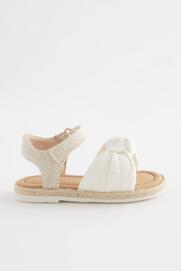 Copy White Knot Sandals