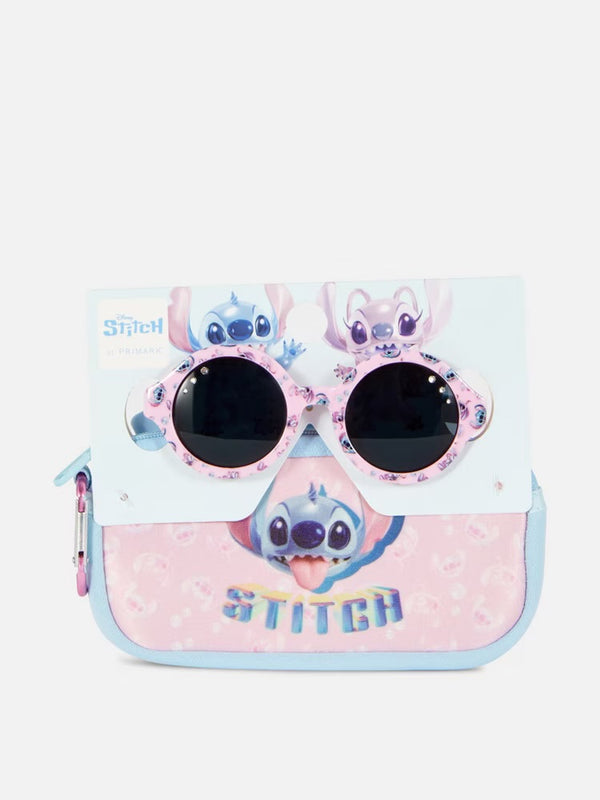 Stitch sunglasses with cover