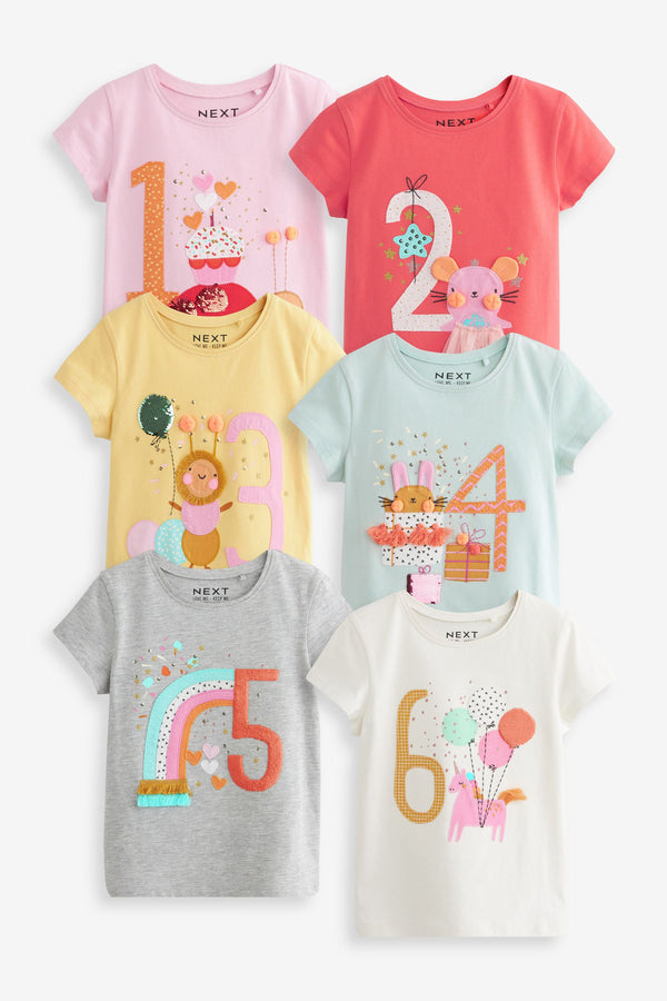 Character I Am Birthday 100% Cotton T-Shirt (12mths-8yrs)